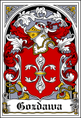 Polish Coat of Arms Bookplate for Gozdawa