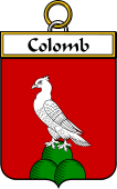 French Coat of Arms Badge for Colomb