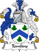 English Coat of Arms for the family Tomlins