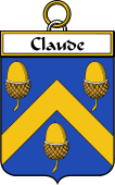 French Coat of Arms Badge for Claude