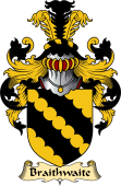 English Coat of Arms (v.23) for the family Braithwaite