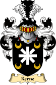 English Coat of Arms (v.23) for the family Kerne