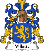 Coat of Arms from France for Villette