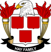 Coat of arms used by the Hay family in the United States of America