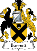 English Coat of Arms for Barnett