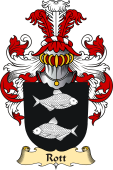 v.23 Coat of Family Arms from Germany for Rott