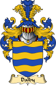 English Coat of Arms (v.23) for the family Dalby