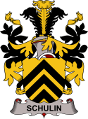 Coat of arms used by the Danish family Schulin