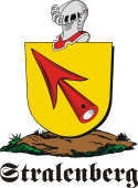 German shield on a mount for Stralenberg