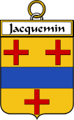 French Coat of Arms Badge for Jacquemin