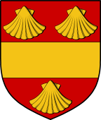 English Family Shield for Chamberlayn