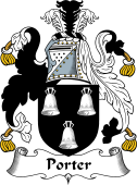 English Coat of Arms for Porter