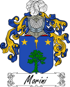 Araldica Italiana Coat of arms used by the Italian family Morini