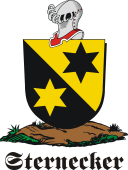 German shield on a mount for Sternecker