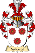 v.23 Coat of Family Arms from Germany for Volkardt