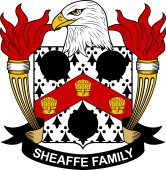 Coat of arms used by the Sheaffe family in the United States of America