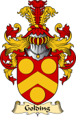 English Coat of Arms (v.23) for the family Golding