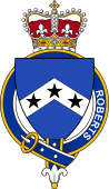 British Garter Coat of Arms for Roberts (England)