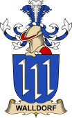 Republic of Austria Coat of Arms for Walldorf