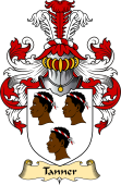 English Coat of Arms (v.23) for the family Tanner