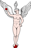 Gods and Goddesses Clipart image: Proserpine (as Maiden)