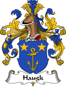 German Wappen Coat of Arms for Haugk