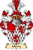 English Coat of Arms (v.23) for the family Merry