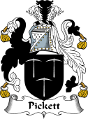 English Coat of Arms for the family Pickett