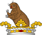 Family crest from Scotland for Beveridge (Beveridge-Duncan)
