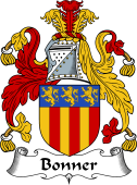 English Coat of Arms for the family Bonner