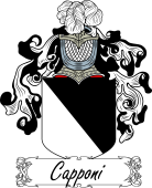 Araldica Italiana Coat of arms used by the Italian family Capponi