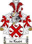 Dutch Coat of Arms for de Raadt