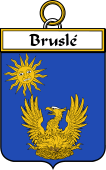 French Coat of Arms Badge for Bruslé