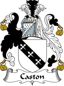 English Coat of Arms for the family Caston