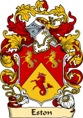 English or Welsh Family Coat of Arms (v.23) for Eston (or Easton Devonshire)