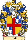 English or Welsh Family Coat of Arms (v.23) for Gall (Ref Berry)