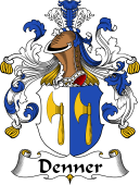 German Wappen Coat of Arms for Denner