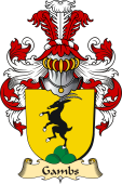 v.23 Coat of Family Arms from Germany for Gambs