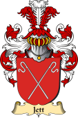 v.23 Coat of Family Arms from Germany for Jett