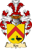 v.23 Coat of Family Arms from Germany for Kox