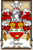 Scottish Coat of Arms Bookplate for Dreghorn