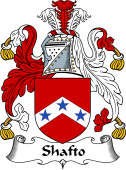 English Coat of Arms for the family Shafto