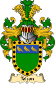 English Coat of Arms (v.23) for the family Tolson