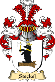 v.23 Coat of Family Arms from Germany for Steckel