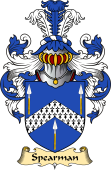 English Coat of Arms (v.23) for the family Spearman