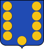 French Family Shield for Bodin I