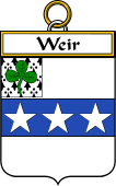 Irish Badge for Weir or McWeir