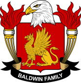 Coat of arms used by the Baldwin family in the United States of America