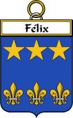 French Coat of Arms Badge for Félix