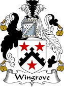 English Coat of Arms for the family Wingrove